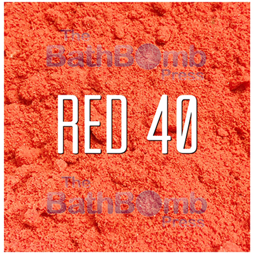 Picture of Red #40 Bath Bomb Colorant - Water Soluble