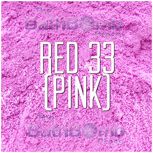 Picture of Red #33 (Pink) Bath Bomb Colorant - Water Soluble